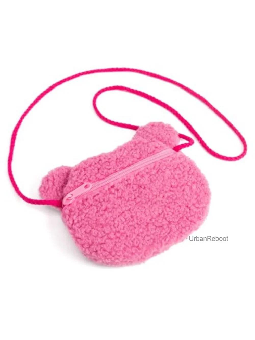 Plush Teddy Bear Crossbody Bag for Little Girls Toddlers Kids Purse